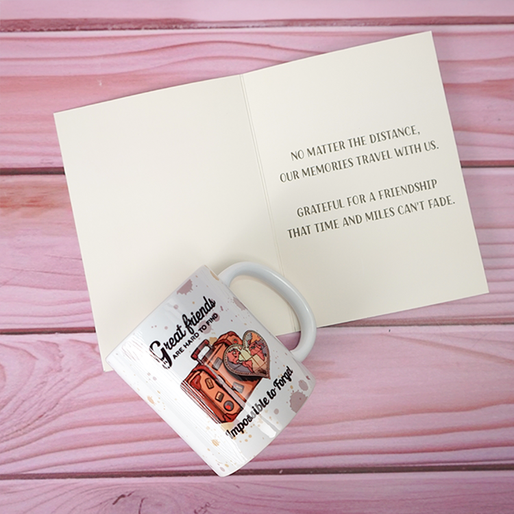 Great Friends Are Hard To Find Printed Mug & Greeting Card