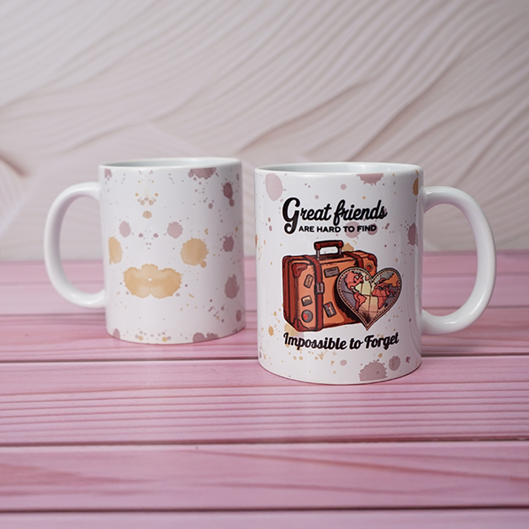 Great Friends Are Hard To Find Printed Mug & Greeting Card