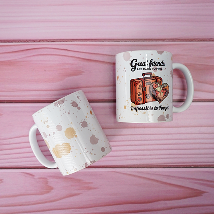 Great Friends Are Hard To Find Printed Mug & Greeting Card