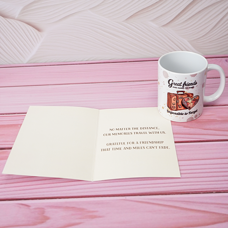 Great Friends Are Hard To Find Printed Mug & Greeting Card