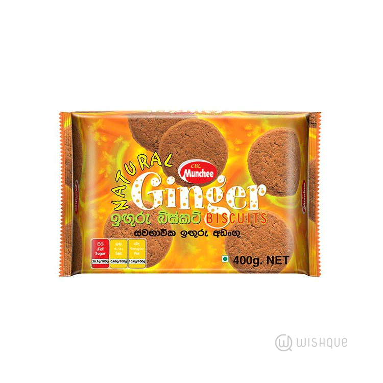 Munchee Ginger Biscuits 400 g