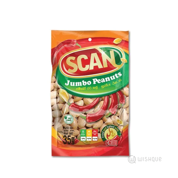 Scan Jumbo Peanuts Chilli 100 g