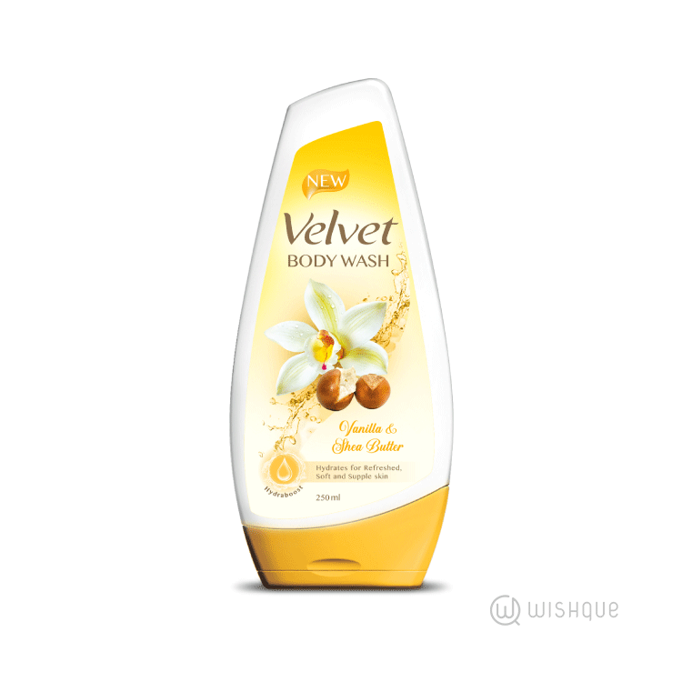 Velvet Body Wash, Vanilla & Shea Butter 250 ml