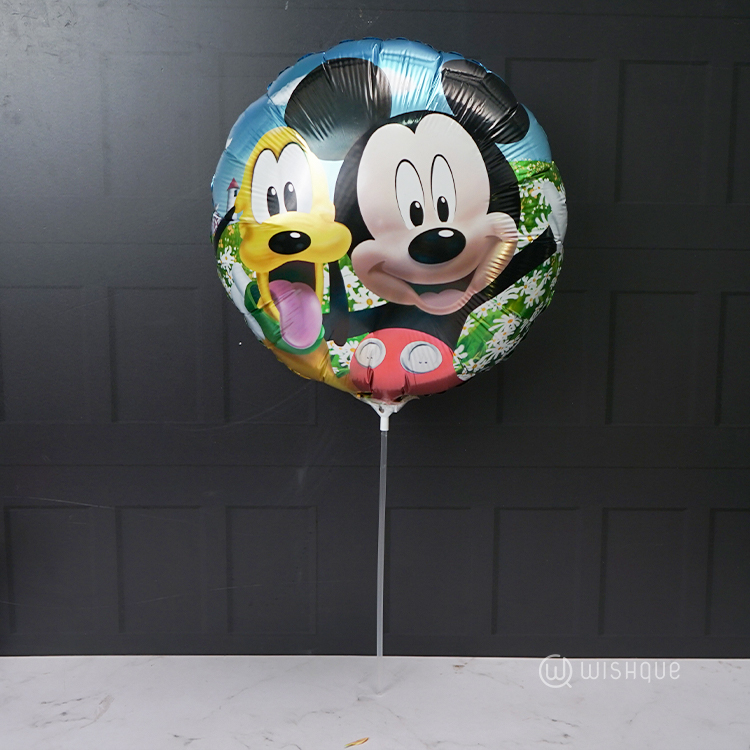 Mickey & Pluto Happy Foil Balloon