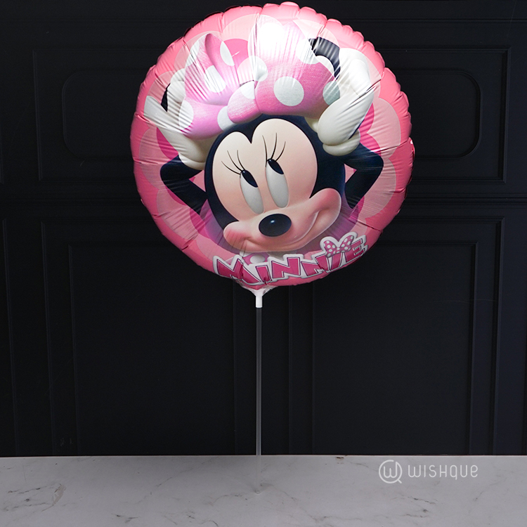 Minnie Mouse Pink Foil Balloon