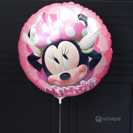 Minnie Mouse Pink Foil Balloon