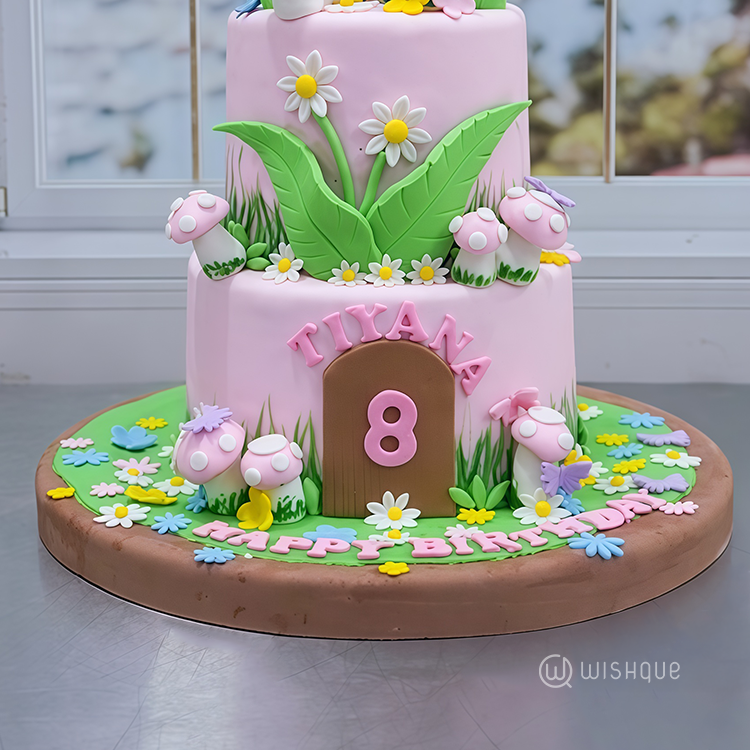 Tinker Bell House Theme Cake
