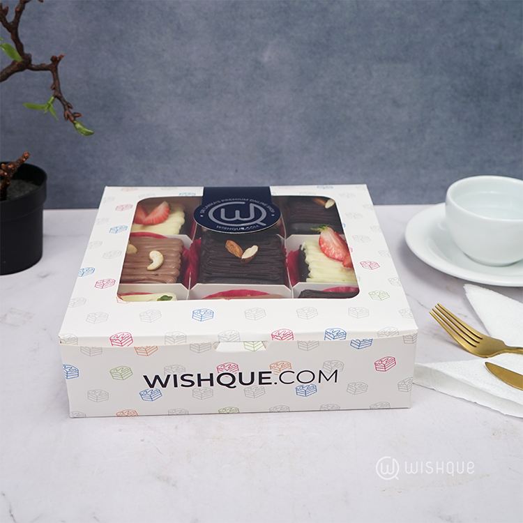 Triple Ganache Brownie Box ( 9 Pcs )