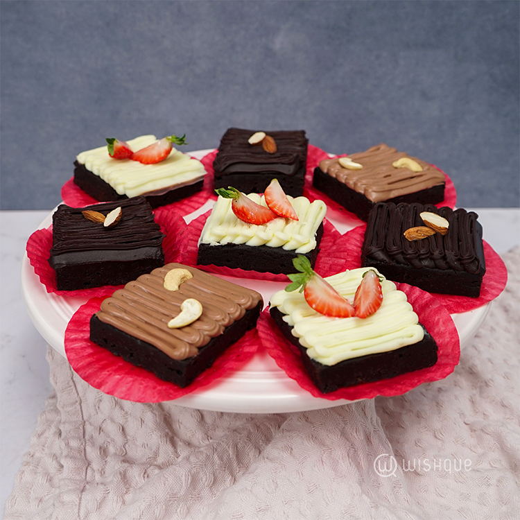 Triple Ganache Brownie Box ( 9 Pcs )