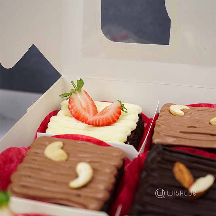 Triple Ganache Brownie Box ( 9 Pcs )