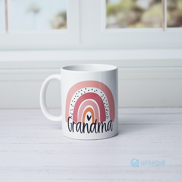 Grandma You Are My Rainbow Printed Mug