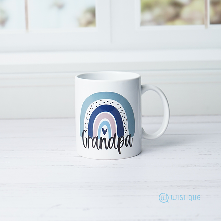 Grandpa & Grandma You Are My Rainbow Printed Mug