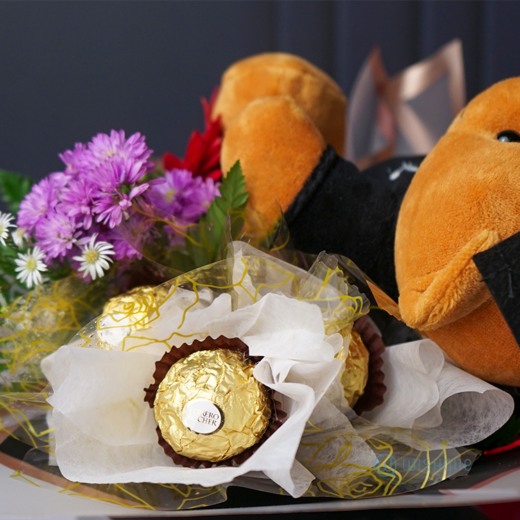 Blooming Success Graduation Bouquet