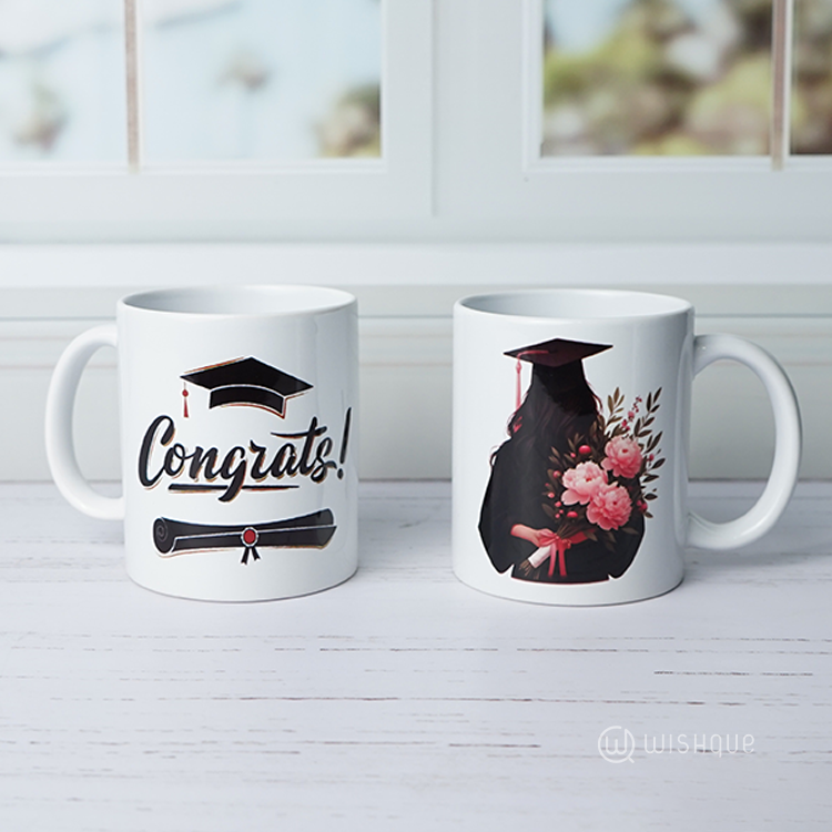 Congrats Graduation Printed Mug