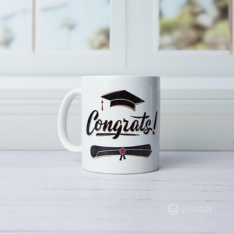 Congrats Graduation Printed Mug