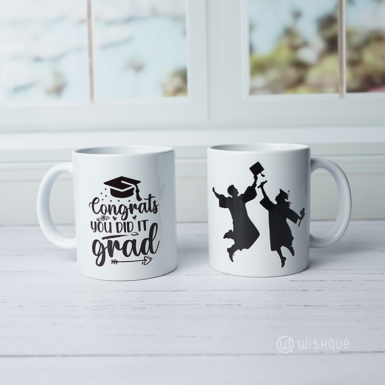 Congratulations Graduation Printed Mug & Greeting Card