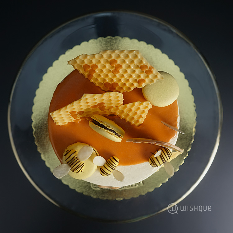 Pooh Bear Honey Pot Themed Chocolate Cake