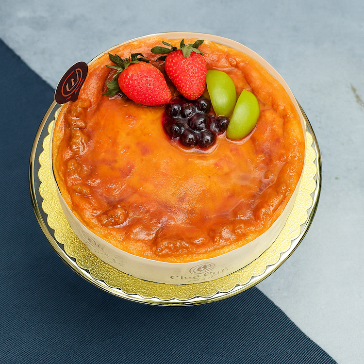 Baked Kithul Fruit Cheesecake