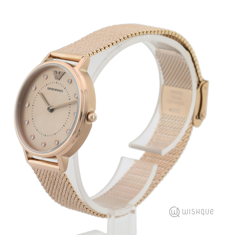 Emporio Armani Analog Pink Dial Women's Watch AR11129