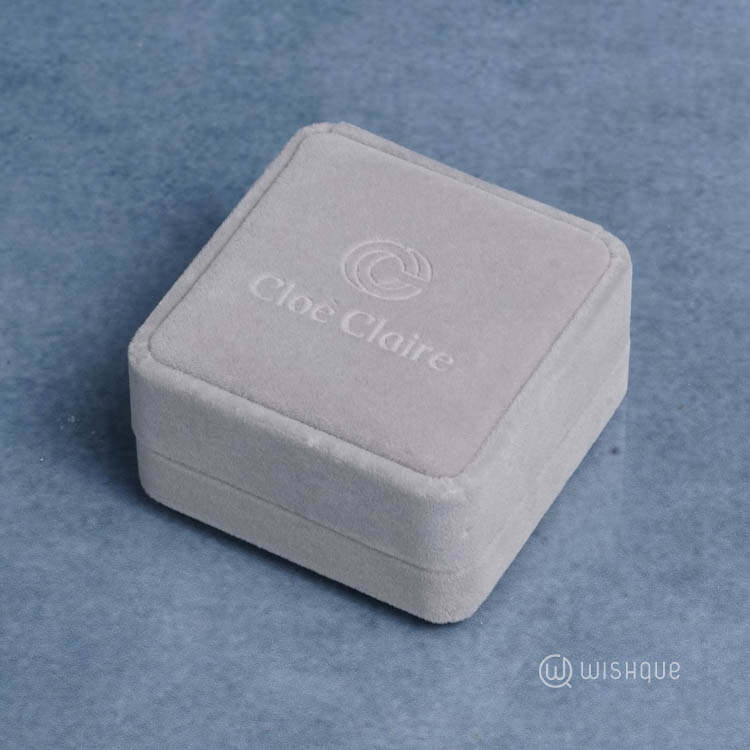 Sparkling Pendant With Cloe Crystals White-Gold Plated