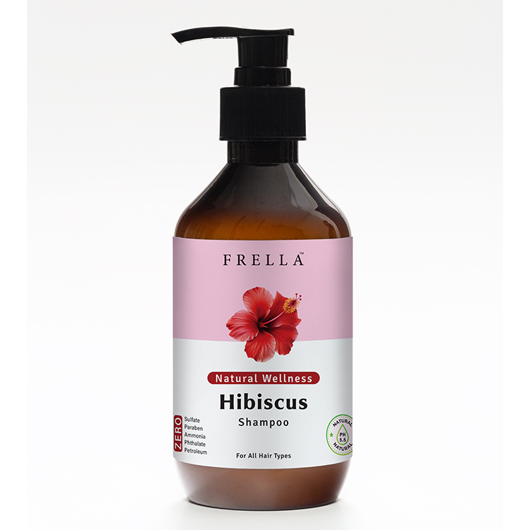 Frella Natural Wellness Shampoo - Hibiscus 320 ml
