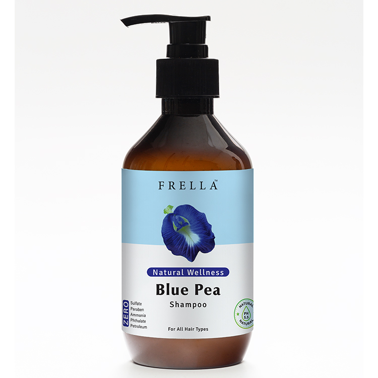 Frella Natural Wellness Shampoo - Blue Pea 320 ml