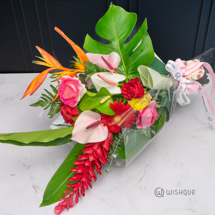 Paradise Elegance Fresh Flower Bouquet