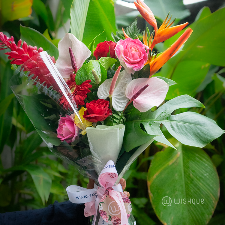 Paradise Elegance Fresh Flower Bouquet