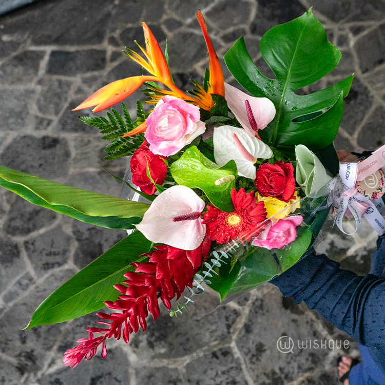 Paradise Elegance Fresh Flower Bouquet