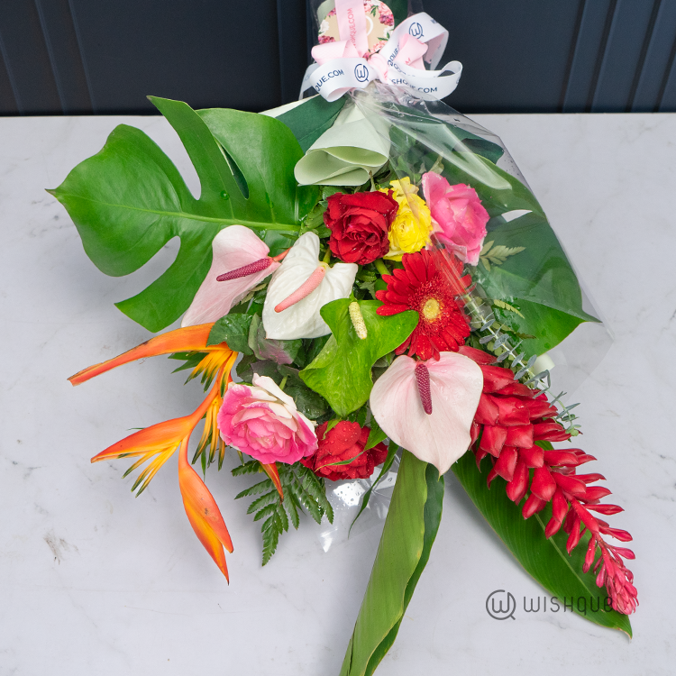 Paradise Elegance Fresh Flower Bouquet