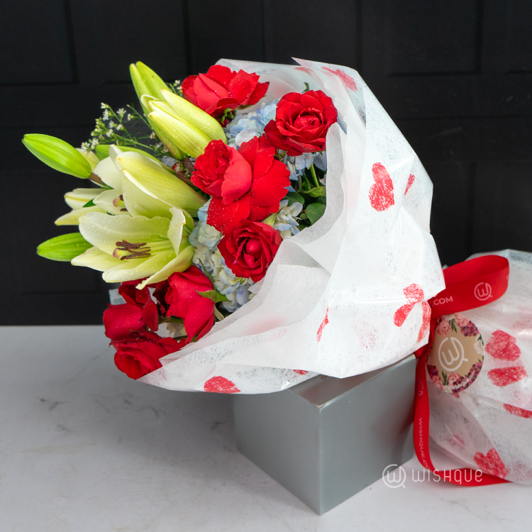 Tropical Romance Fresh Flower Bouquet