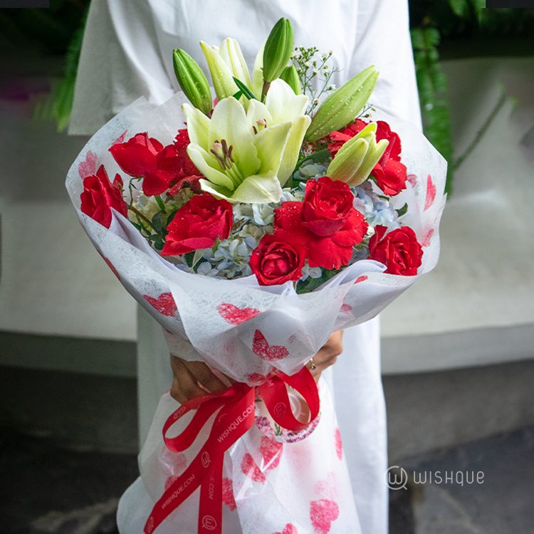 Tropical Romance Fresh Flower Bouquet