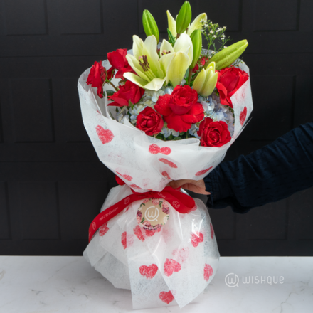 Tropical Romance Fresh Flower Bouquet