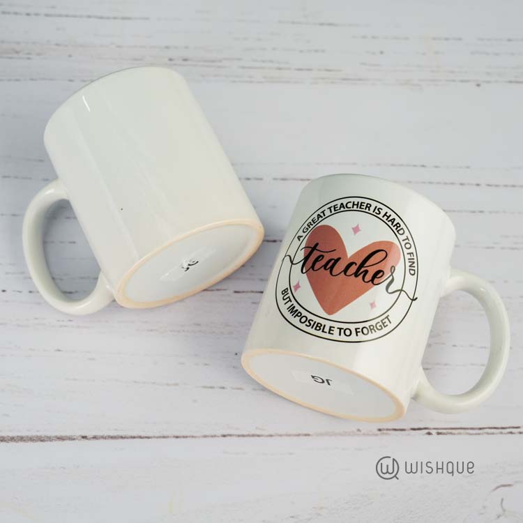 A Great Teacher's Hard To Find Printed Mug