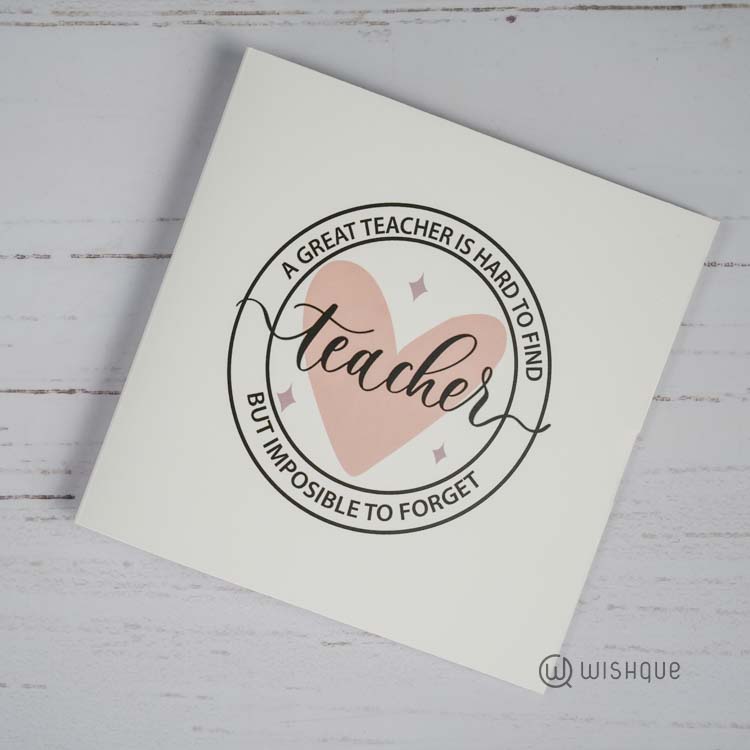 A Great Teacher's Hard To Find Greeting Card