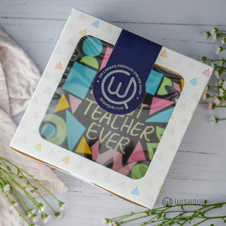 Best Teacher Ever Brownie Cake