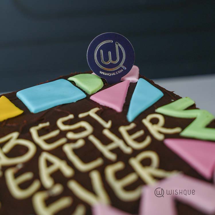 Best Teacher Ever Brownie Cake