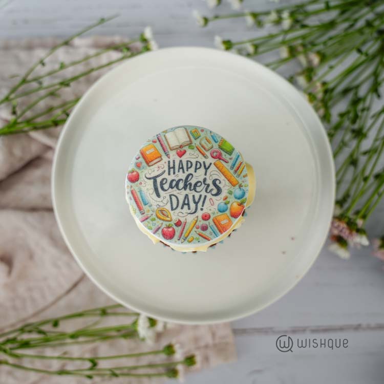 Happy Teacher's Day Cupcake Box of 6