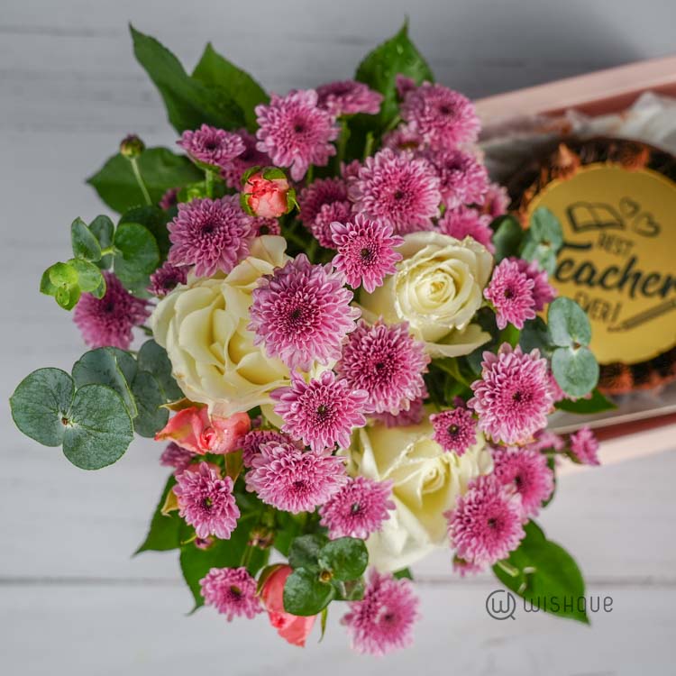 Best Teacher Ever Sweet Bloom Gift Box