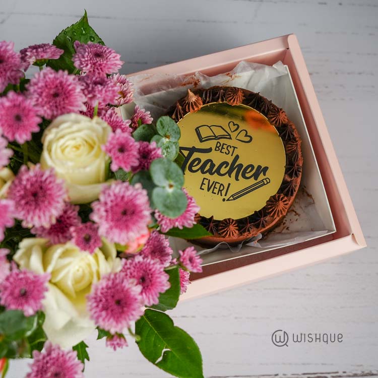 Best Teacher Ever Sweet Bloom Gift Box