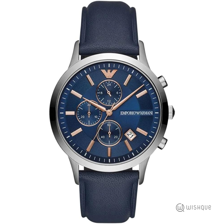 Emporio Armani Mani Men's Chrono Watch AR11216 Blue Dial