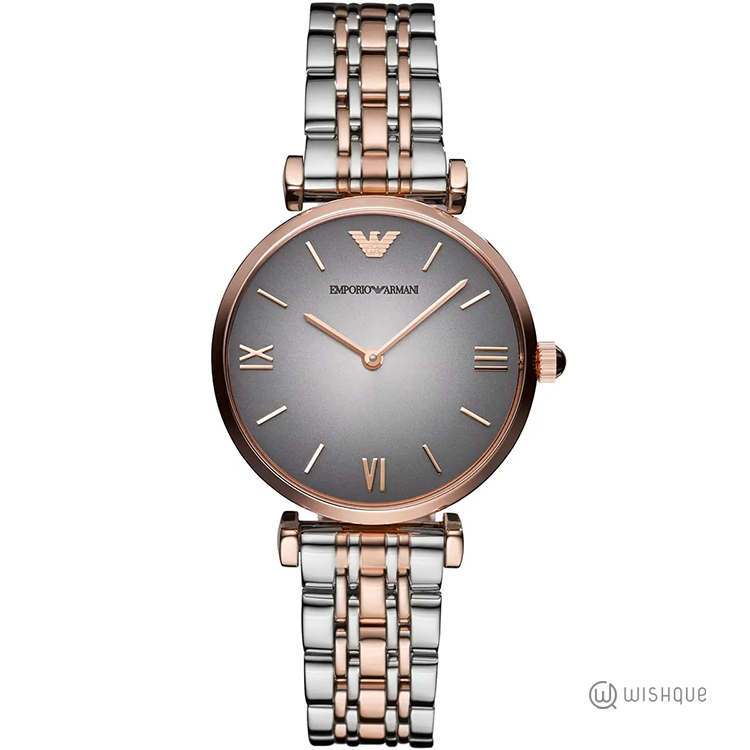 Emporio Armani AR1725 32MM Two Tone Stainless Steel Bracelet Women's Watch