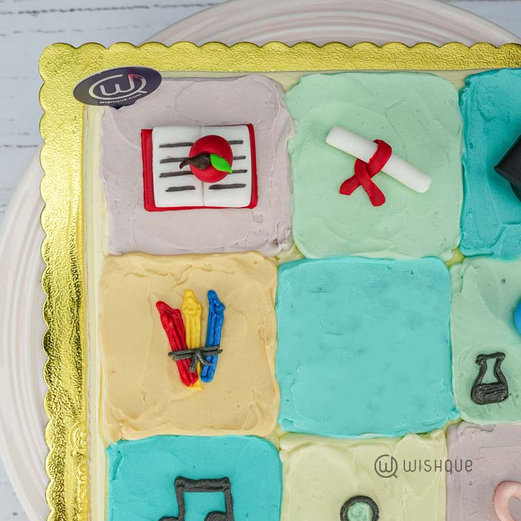 The Grid Of Goals Ribbon Cake