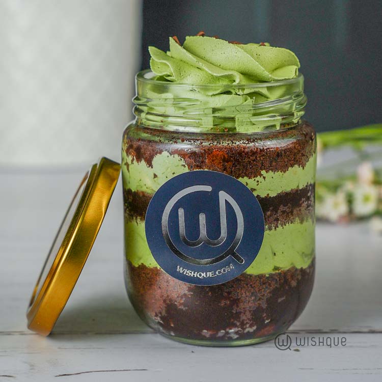Matcha Cake Jar