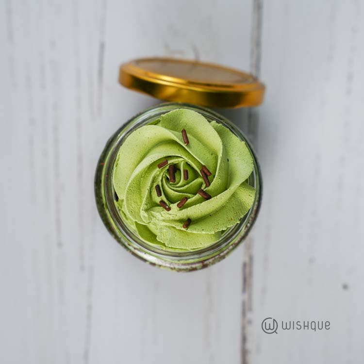 Matcha Cake Jar