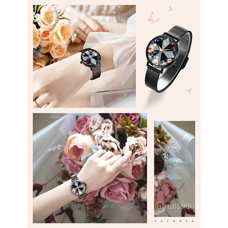 SK Fashion Diamond Women Watch K0157L01