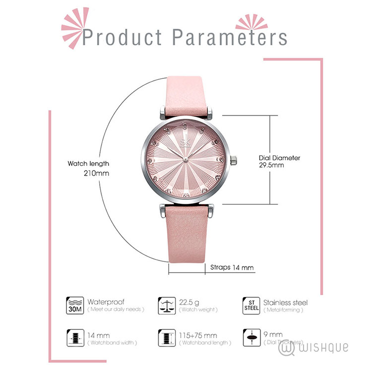 SK Pink Women Watch K0099L01