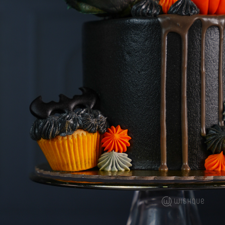 Happy Halloween Nightfall Chocolate Cake