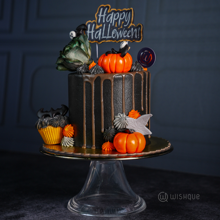 Happy Halloween Nightfall Chocolate Cake