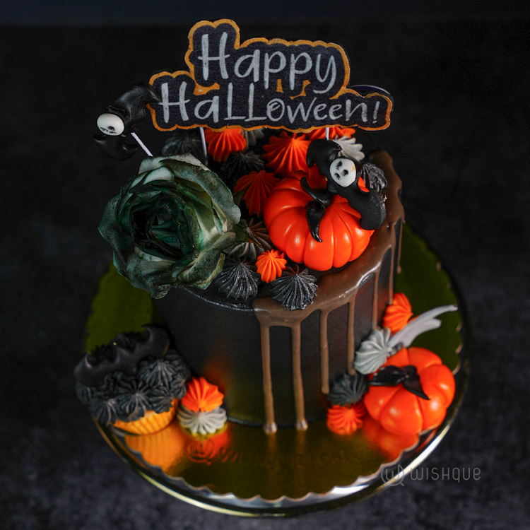 Happy Halloween Nightfall Chocolate Cake